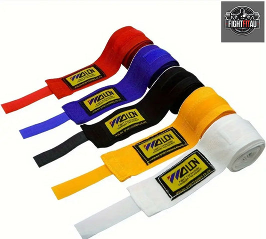 FightFit Boxing Hand Wraps – Adjustable Bandages for Boxing & Muay Thai (1.5M-5M)